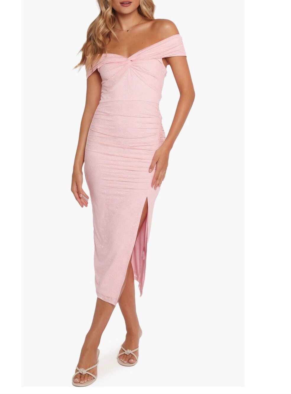 Petal & Pup Vada Off The Shoulder Midi Dress NWT